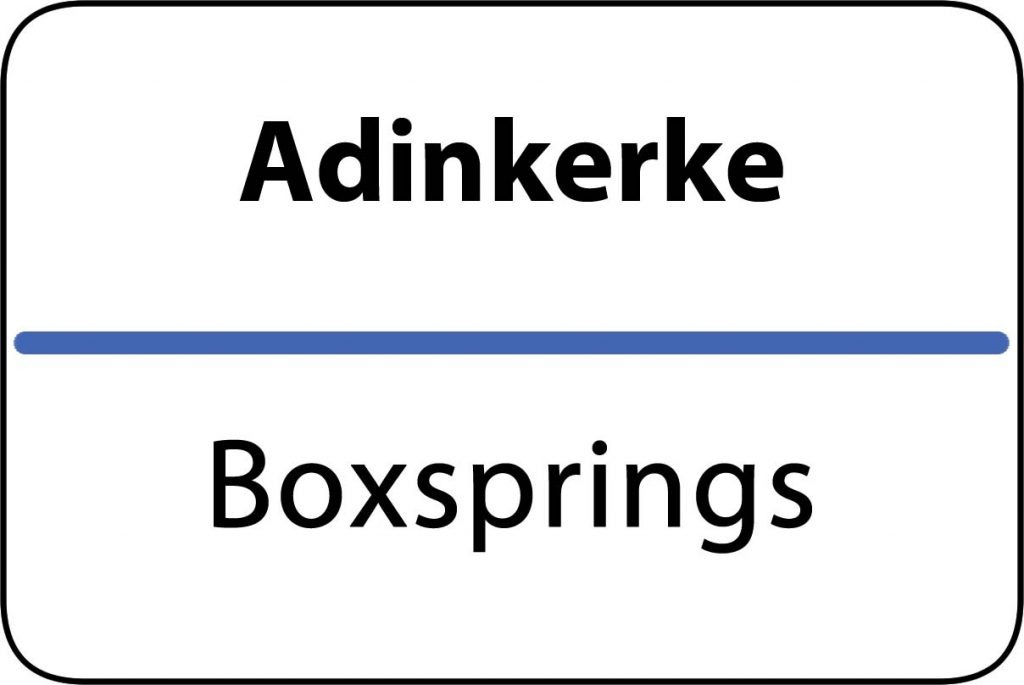 Boxsprings Adinkerke
