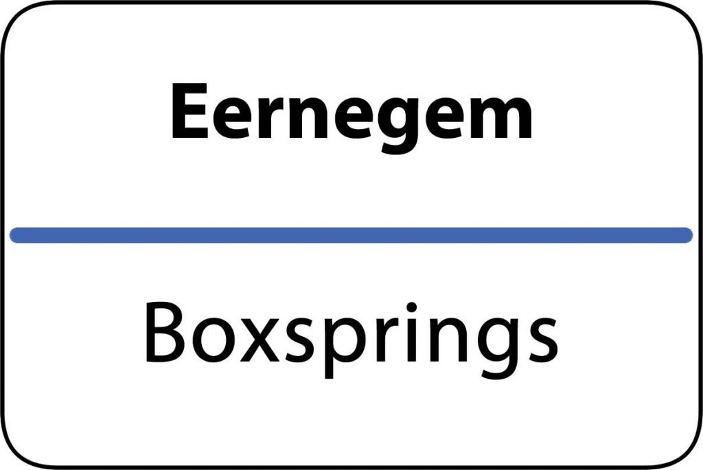 Boxsprings Eernegem