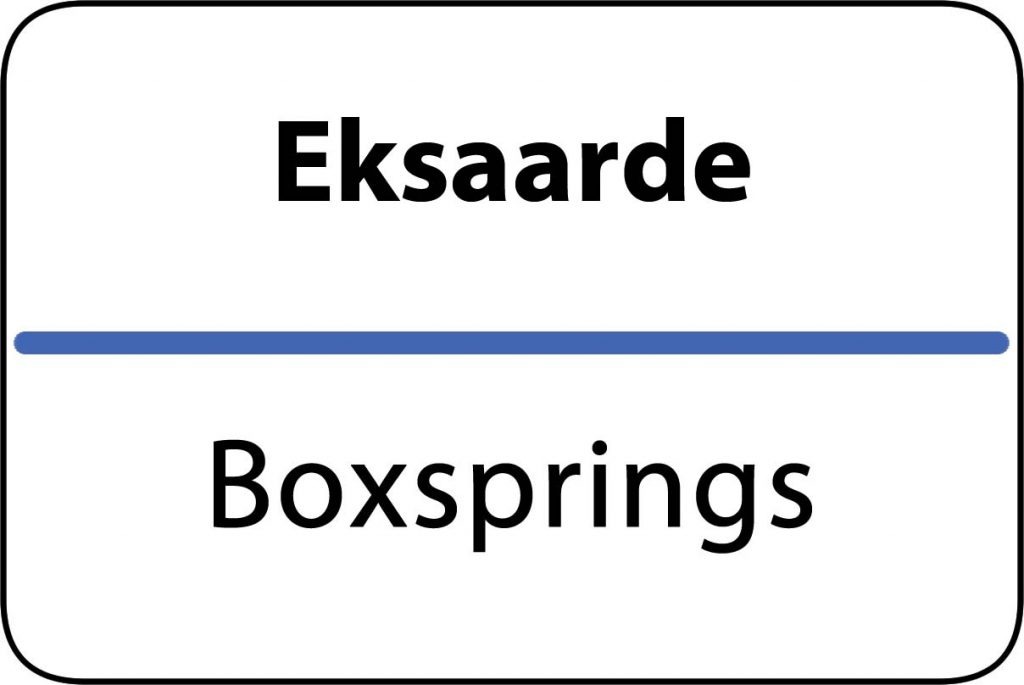 Boxsprings Eksaarde