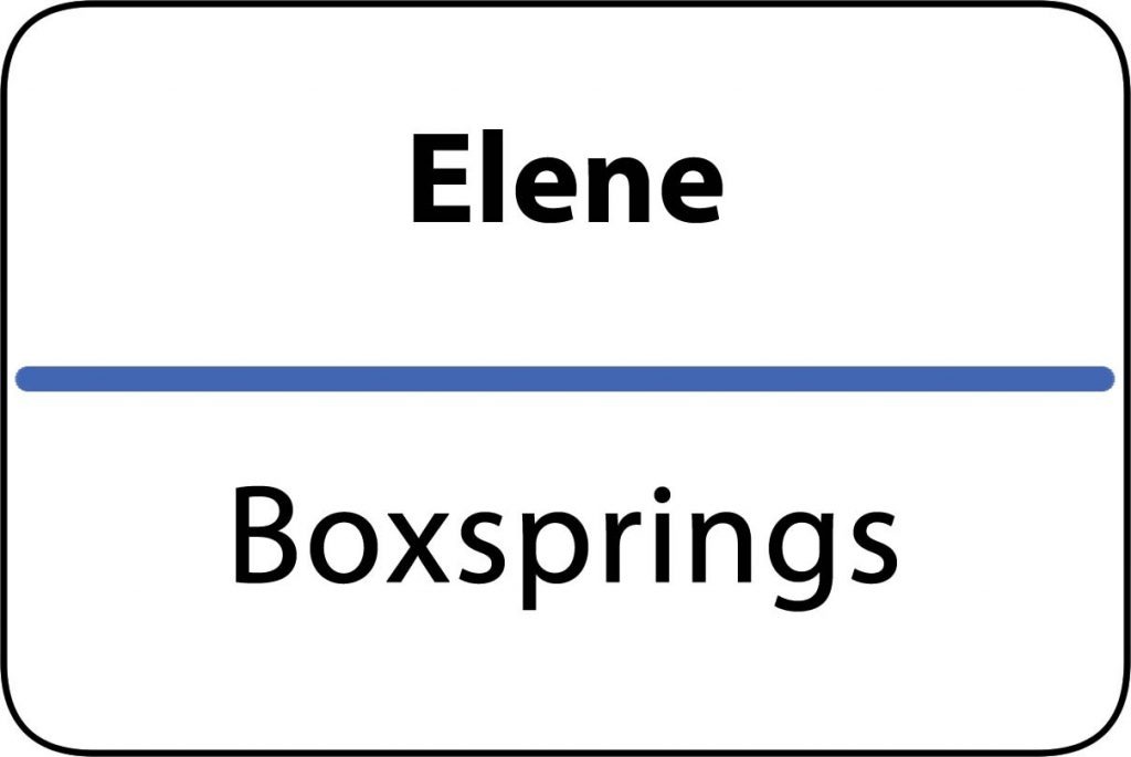 Boxsprings Elene