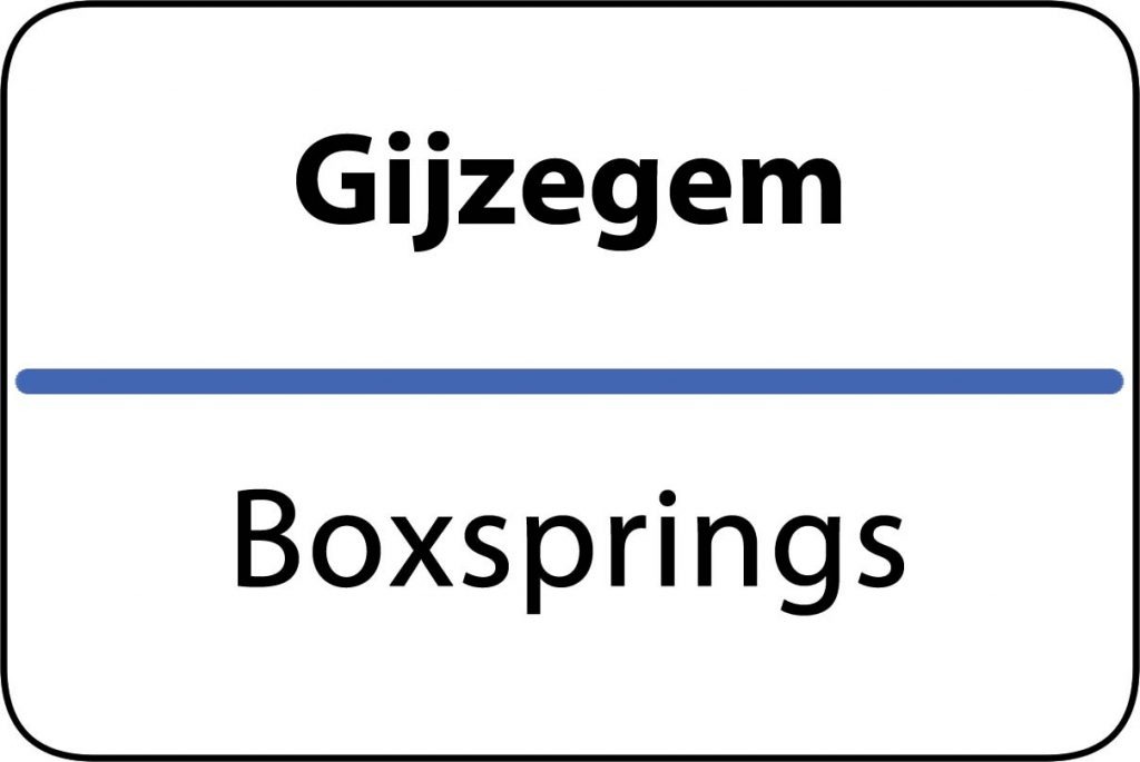 Boxsprings Gijzegem