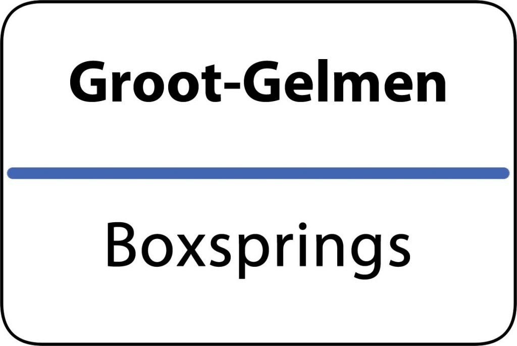 Boxsprings Groot-Gelmen