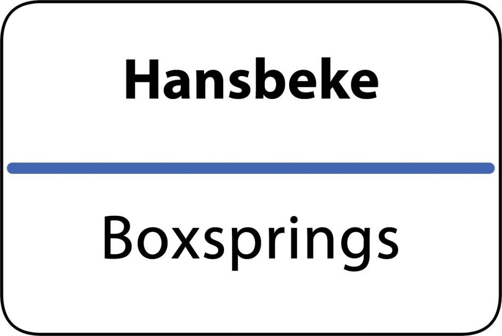 Boxsprings Hansbeke