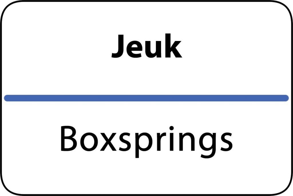 Boxsprings Jeuk
