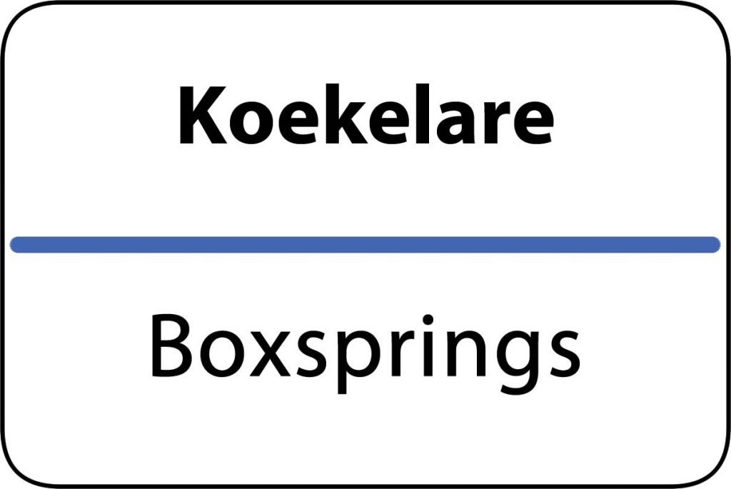 Boxsprings Koekelare