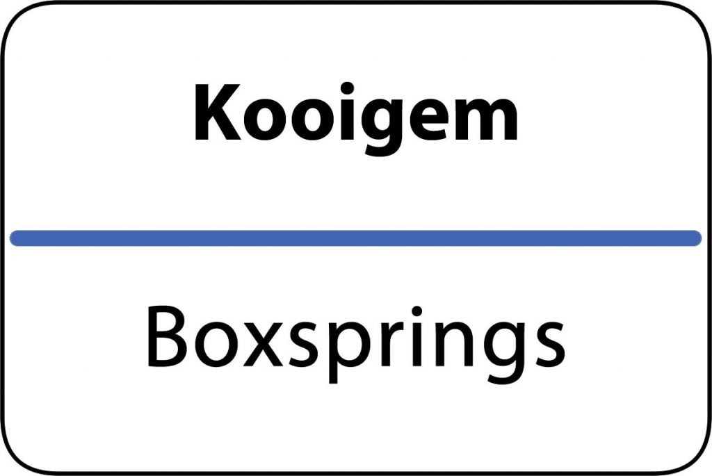 Boxsprings Kooigem