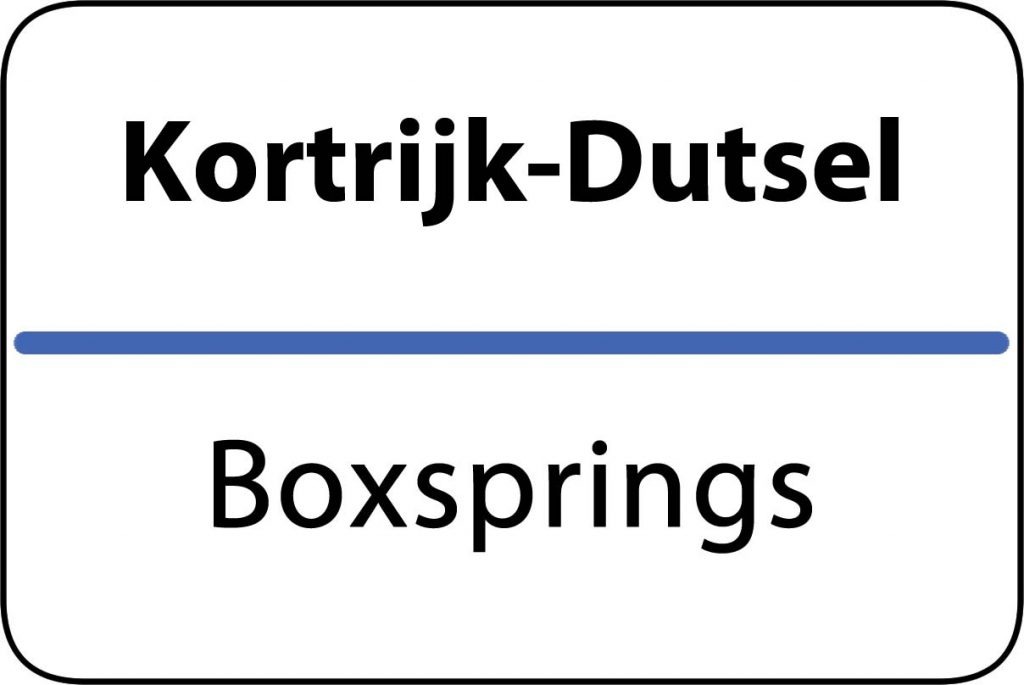 Boxsprings Kortrijk-Dutsel