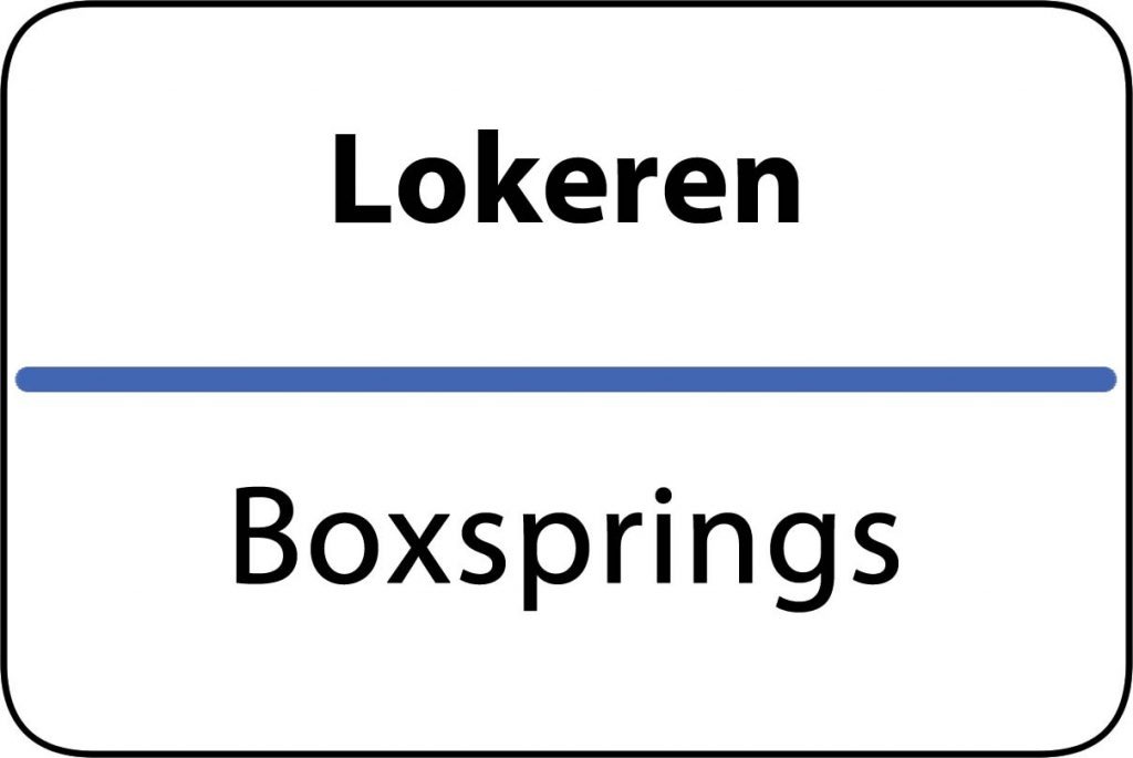 Verheugen uitzetten moersleutel Boxspring Lokeren — Sleeptherapy #1 Boxsprings