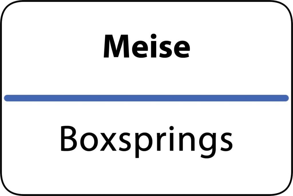 Boxsprings Meise