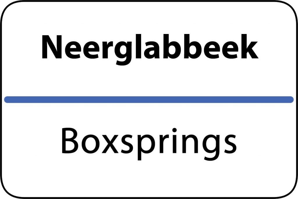 Boxsprings Neerglabbeek