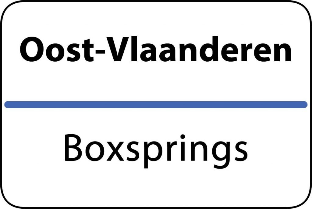 Boxsprings Oost-Vlaanderen