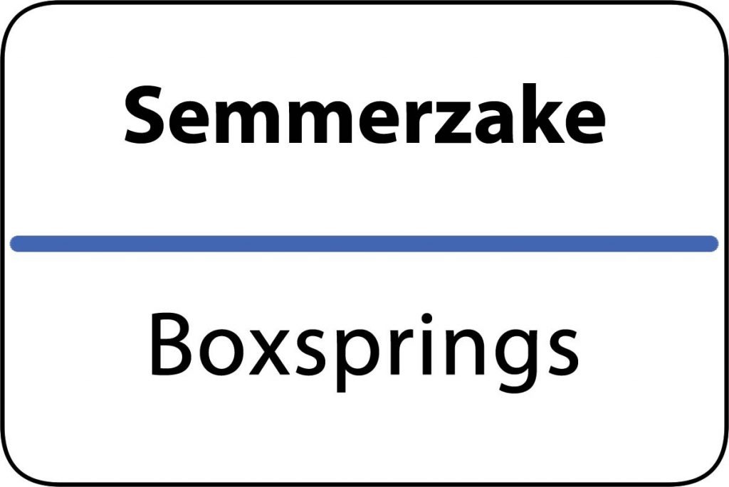 Boxsprings Semmerzake