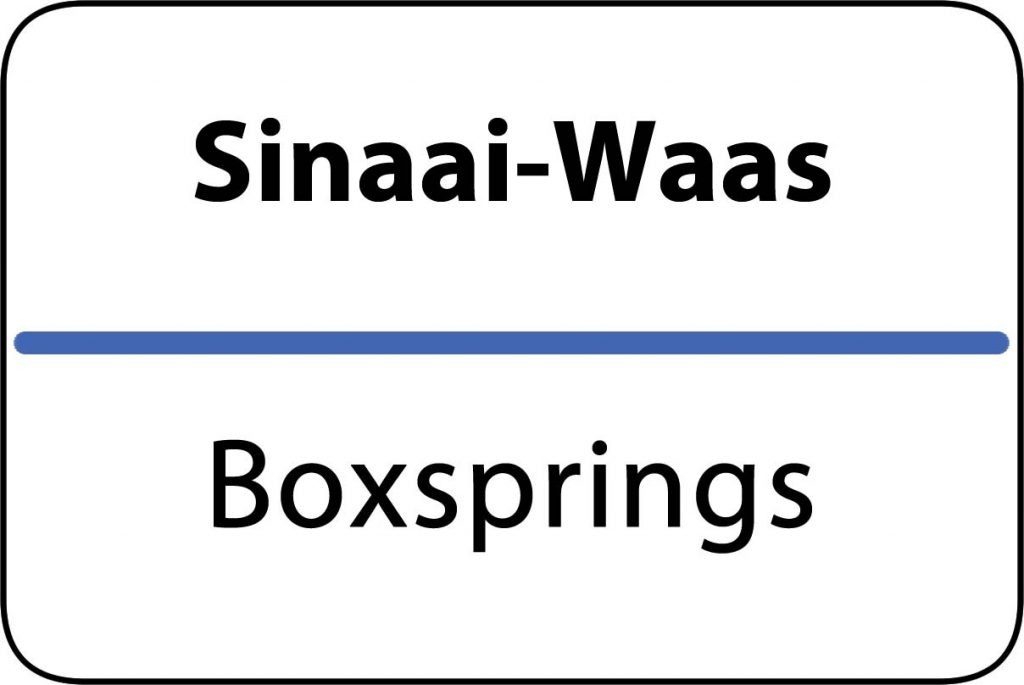 Boxsprings Sinaai-Waas