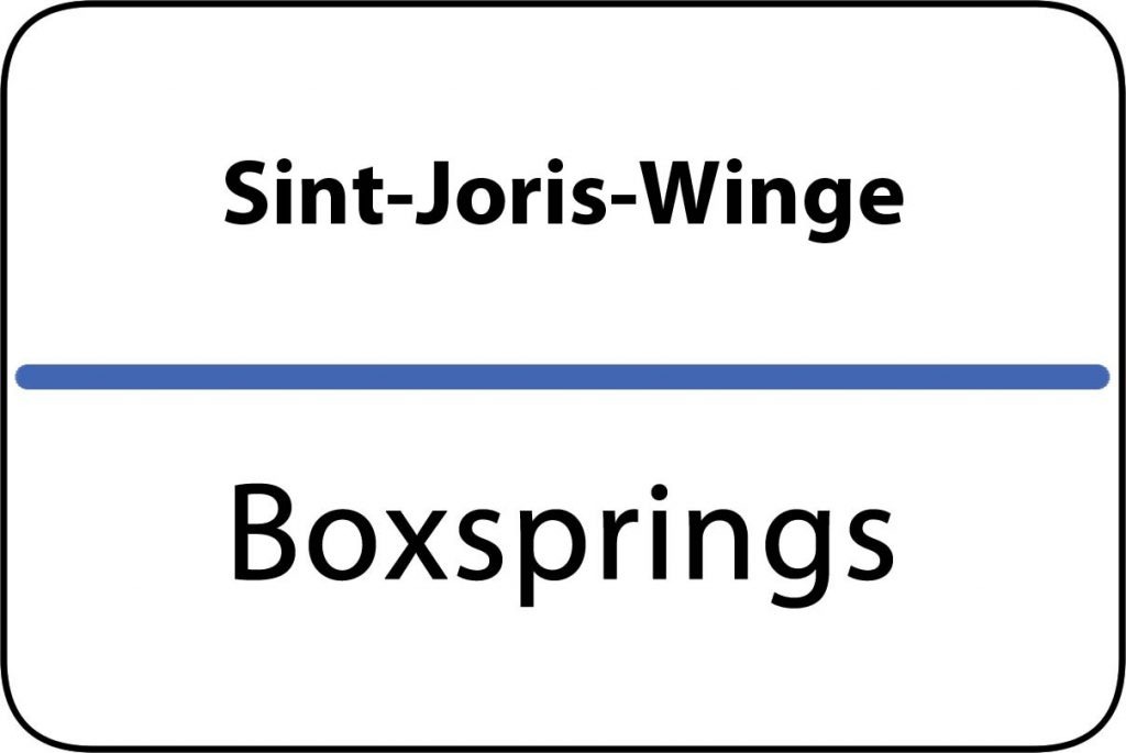 Boxsprings Sint-Joris-Winge