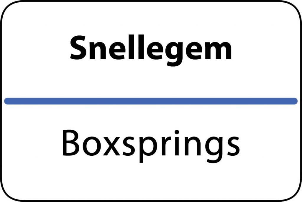 Boxsprings Snellegem
