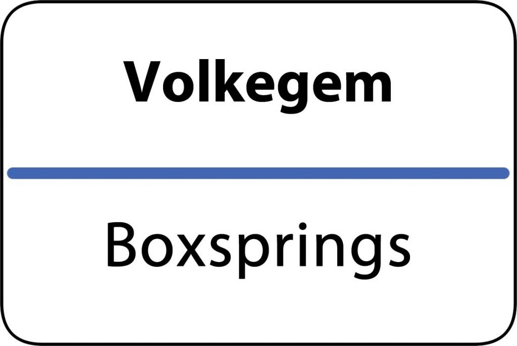 Boxsprings Volkegem