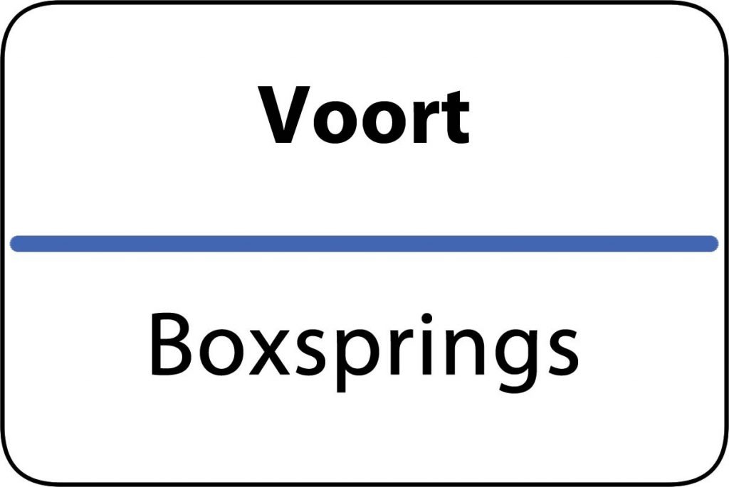 Boxsprings Voort