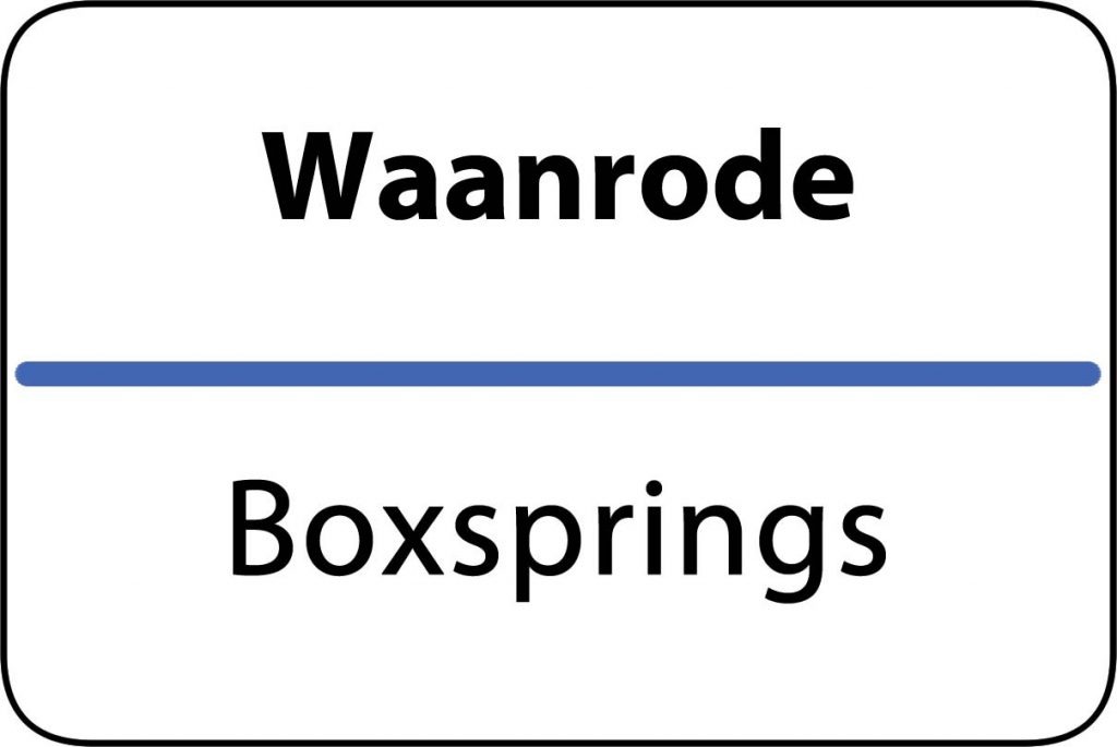Boxsprings Waanrode