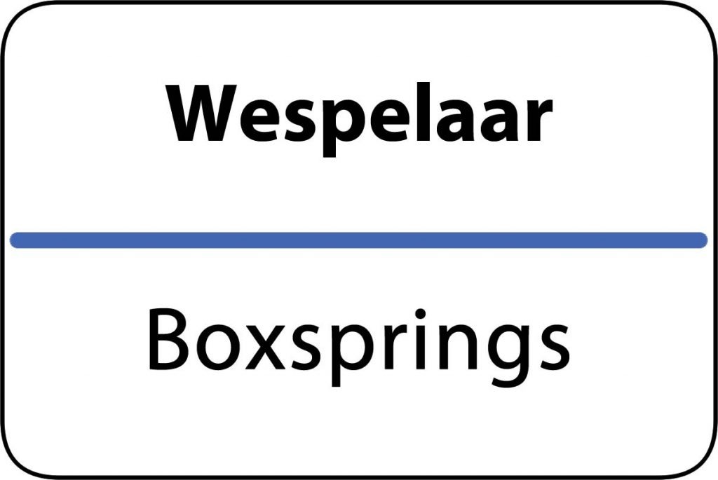 Boxsprings Wespelaar