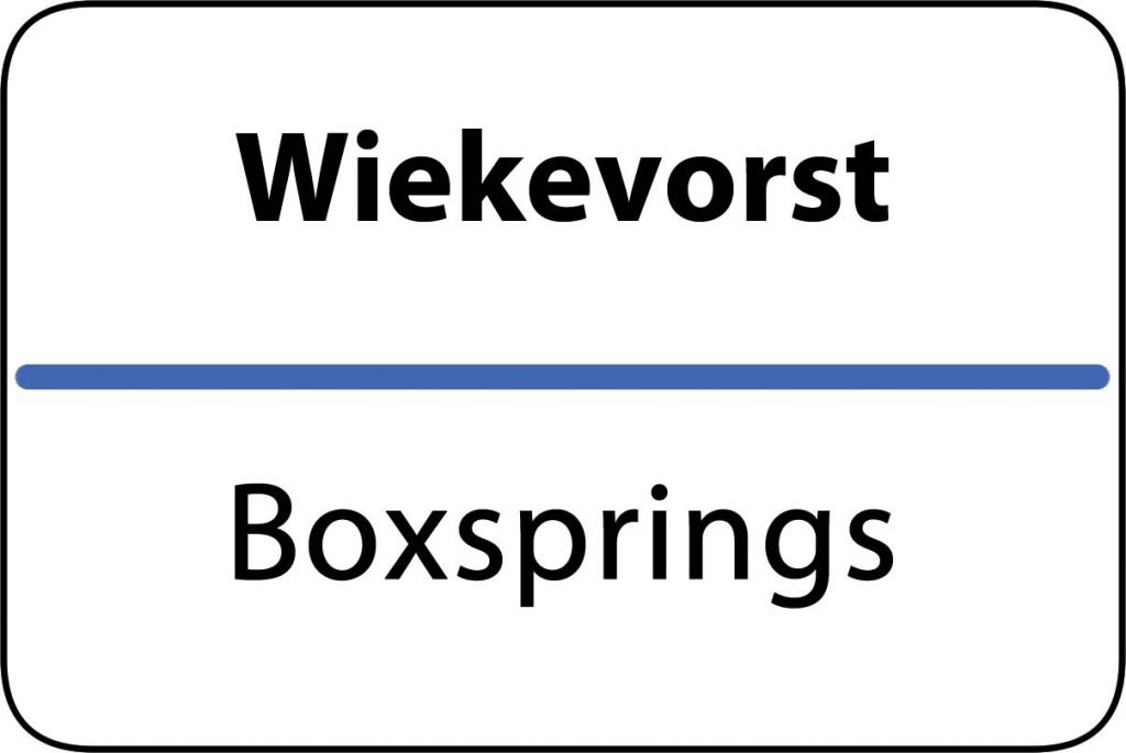 Boxsprings Wiekevorst